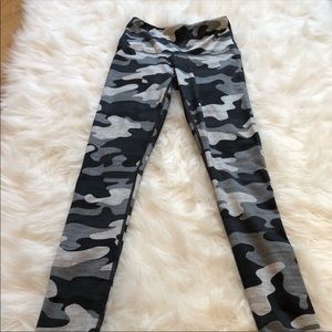 Camo Gym Leggings. Xs. Reebok. Perfect condition